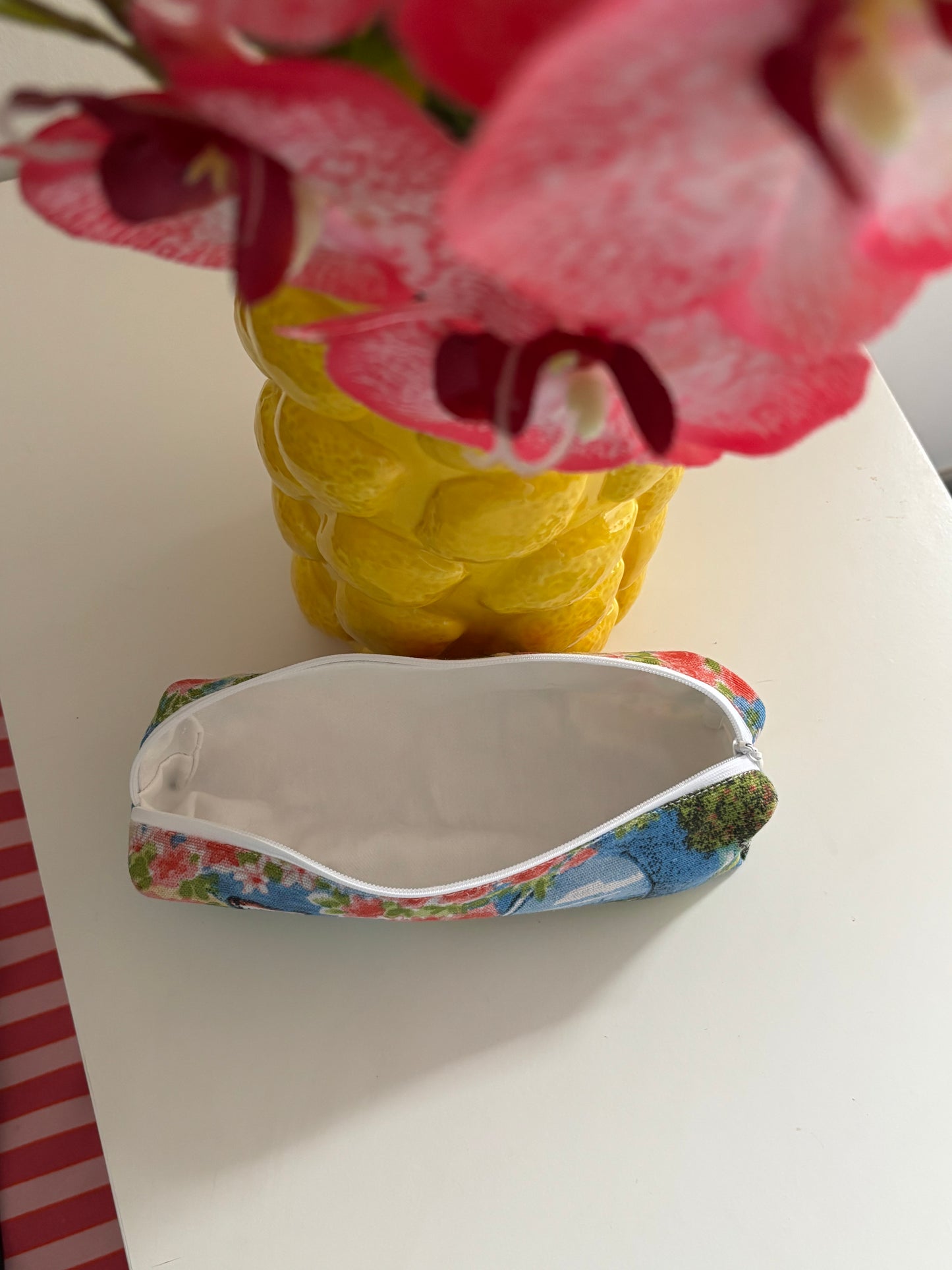 trousse à crayon paysage