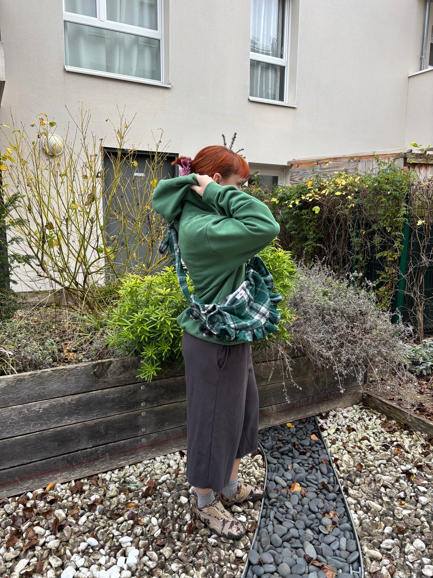 sac bandoulière matelassés vert