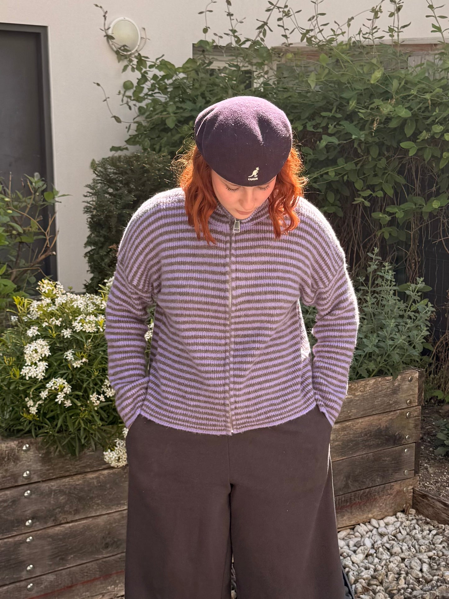 Gilet gaby violet