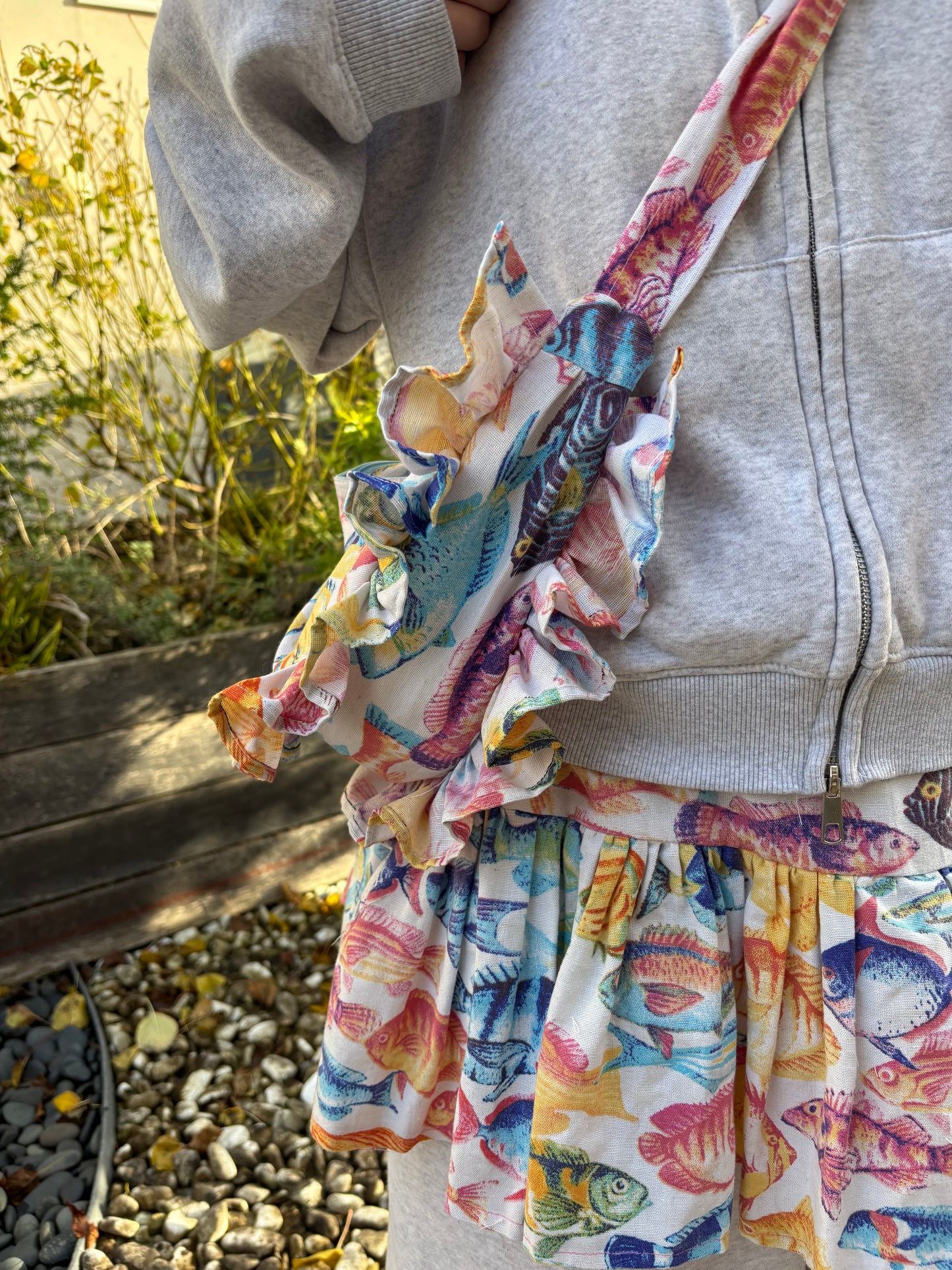 sac bandoulière poisson