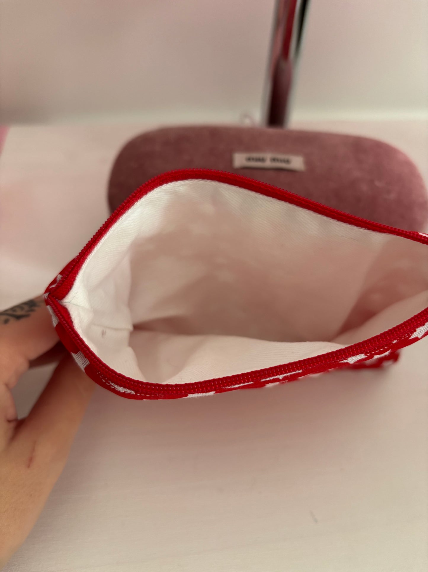 pochette à zip étoile