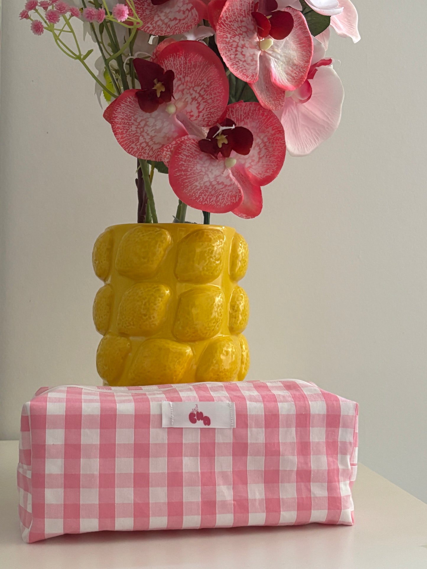 Trousse de toilette/ maquillage vichy rose