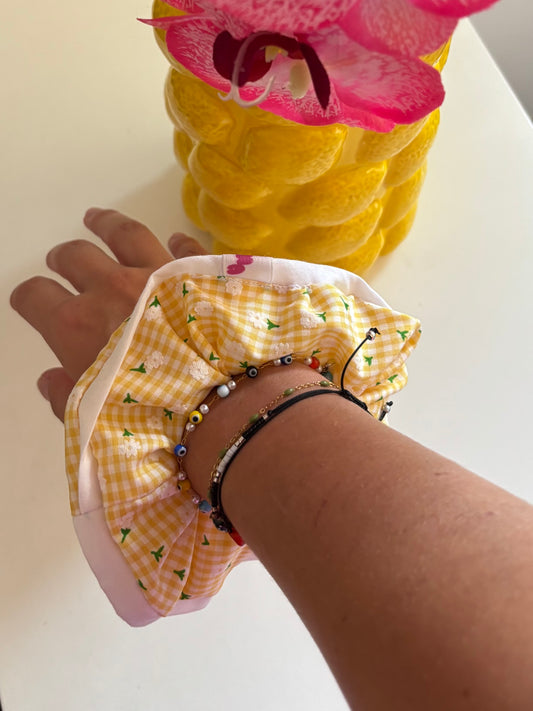 chouchou XL marguerite