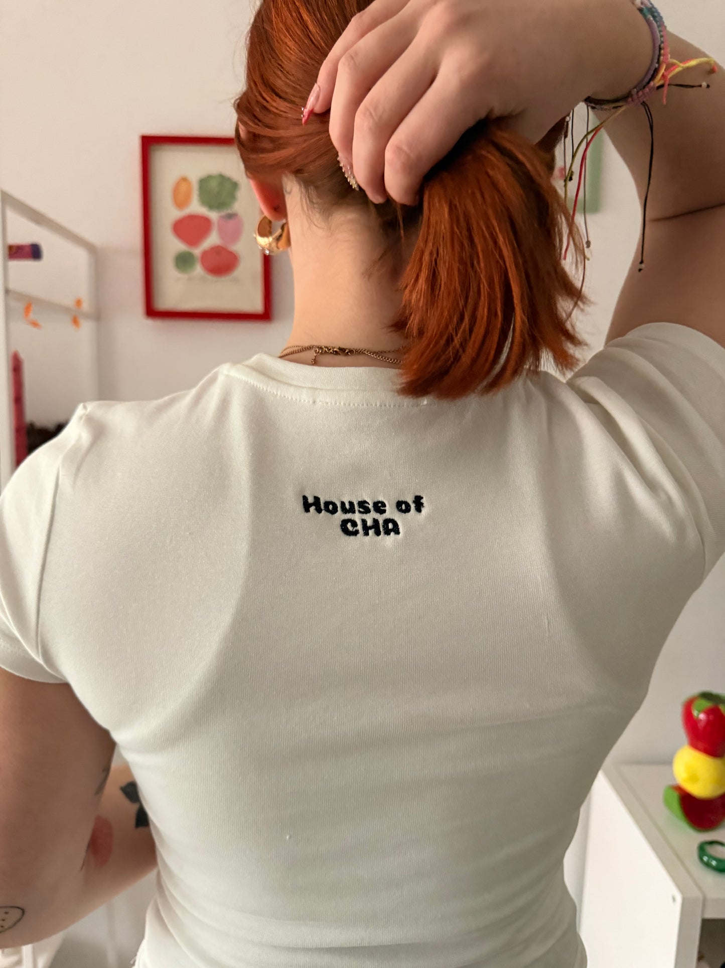 T shirt CHA blanc