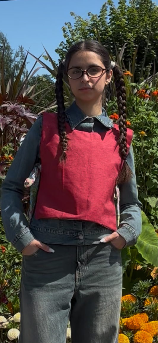 Haut réversible paysage