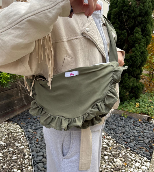 sac bandoulière olive