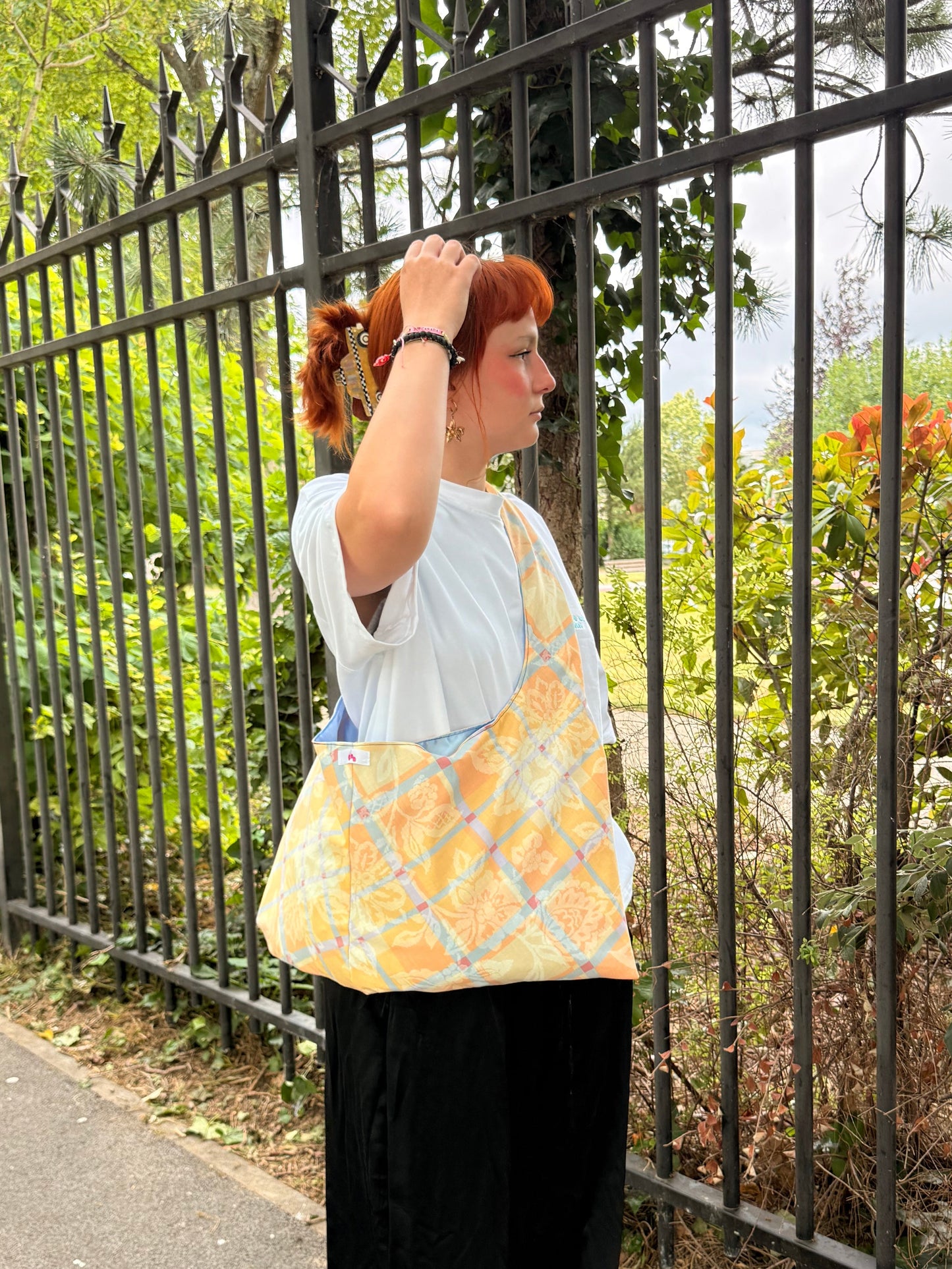 Sac dannie orange/bleu