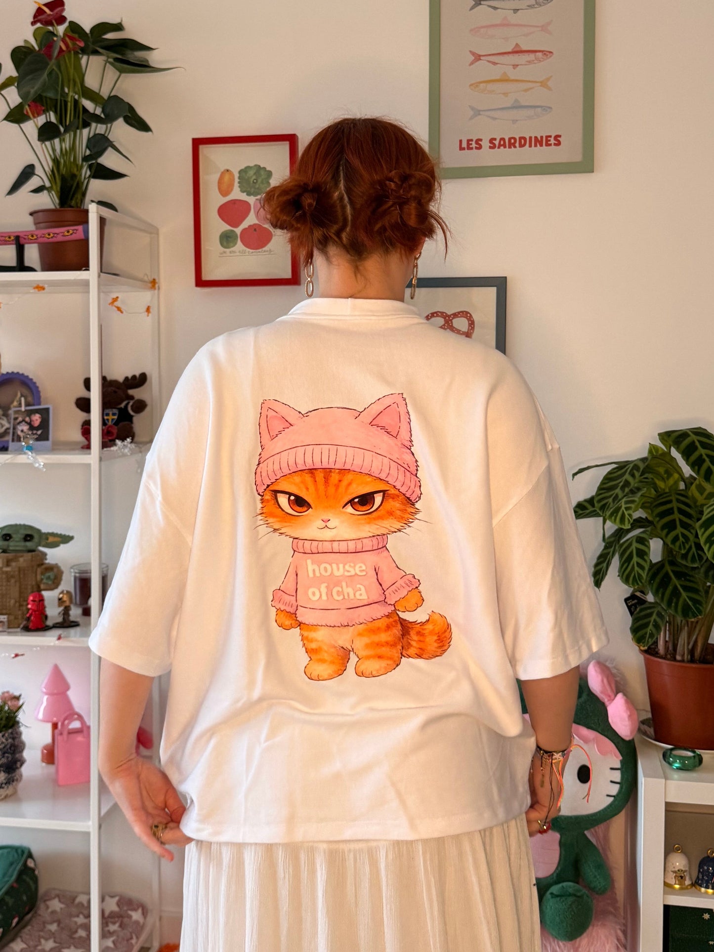 T shirt chats Rose
