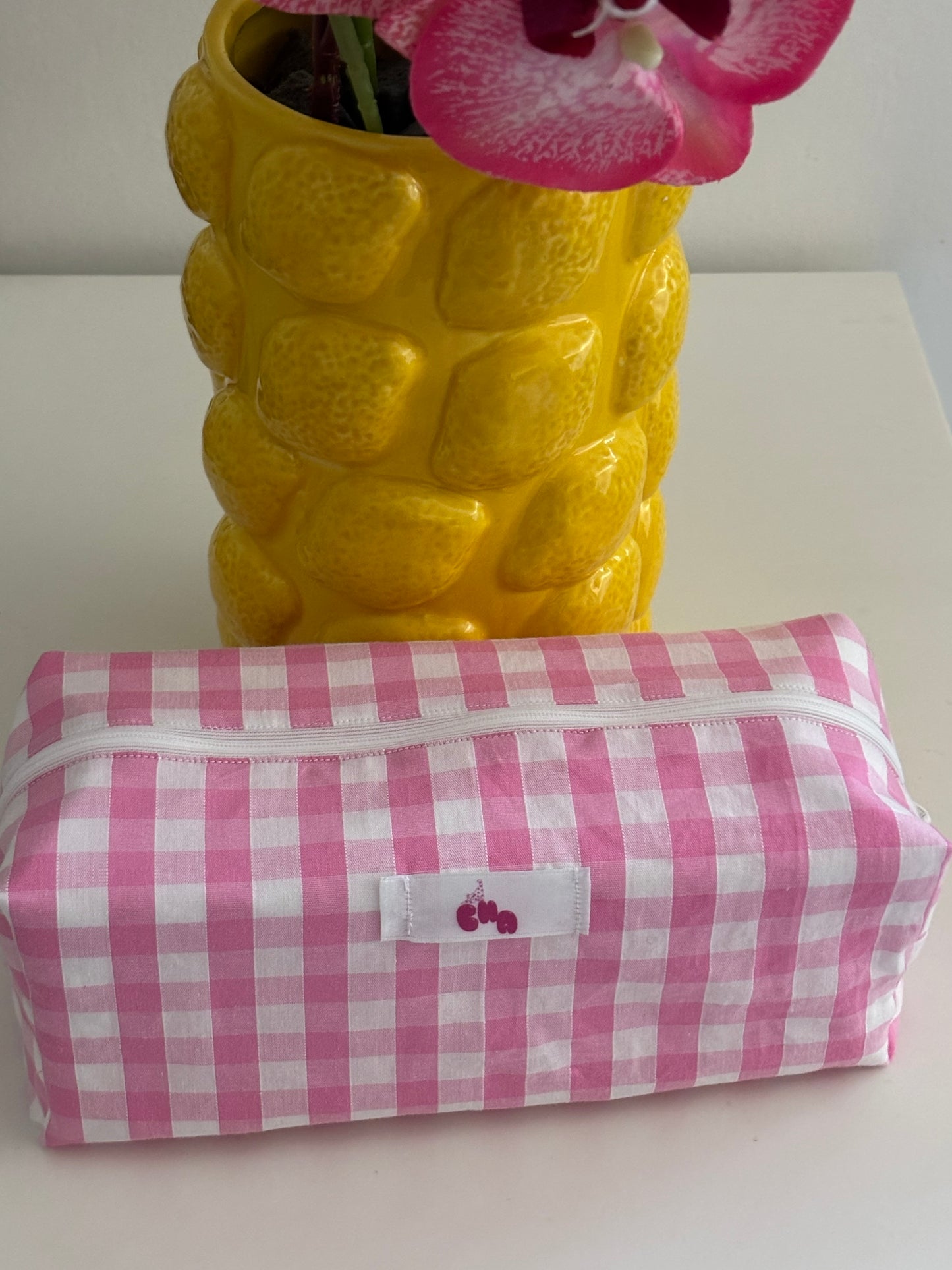 Trousse de toilette/ maquillage vichy rose