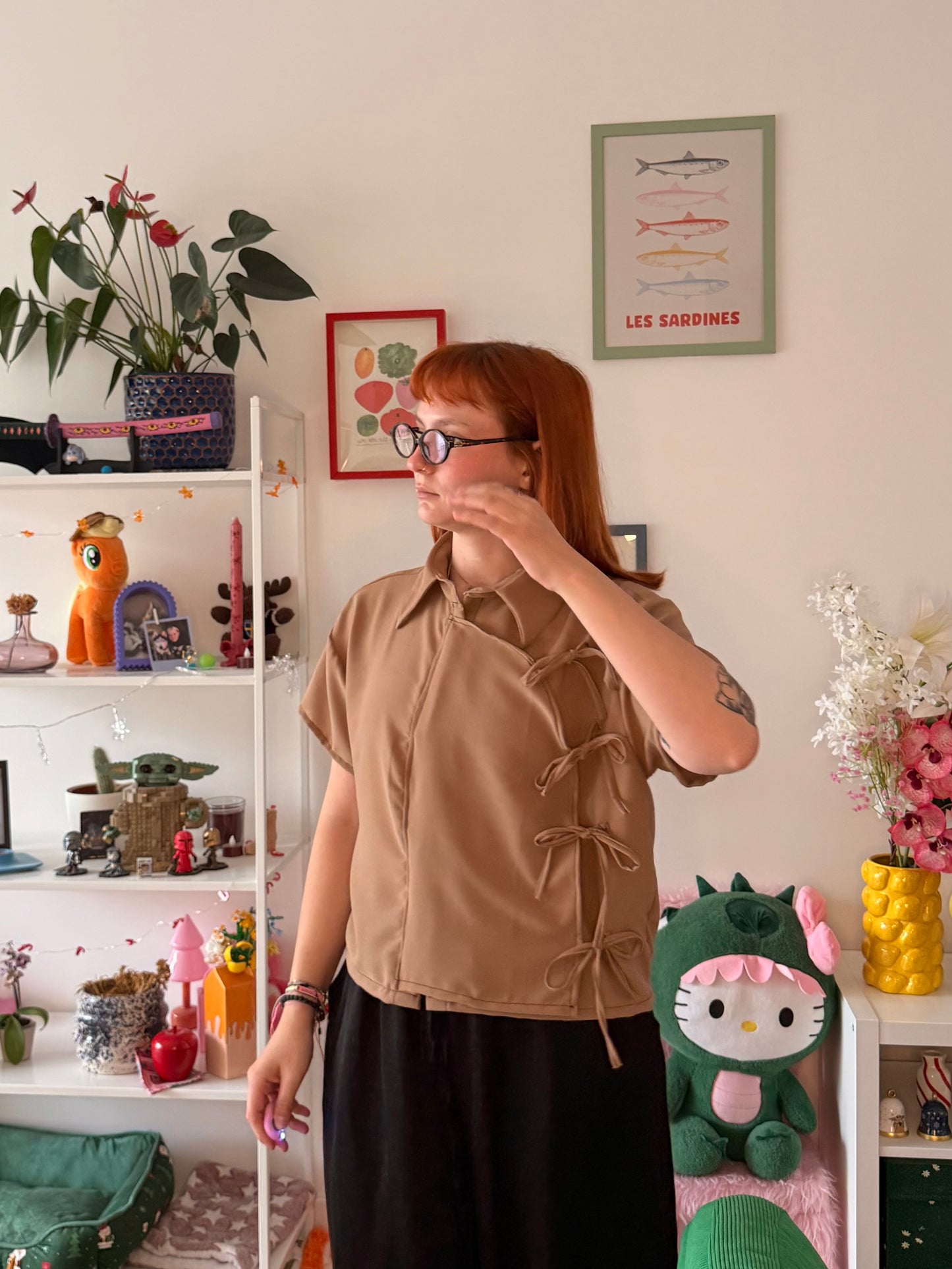 chemise noé marron