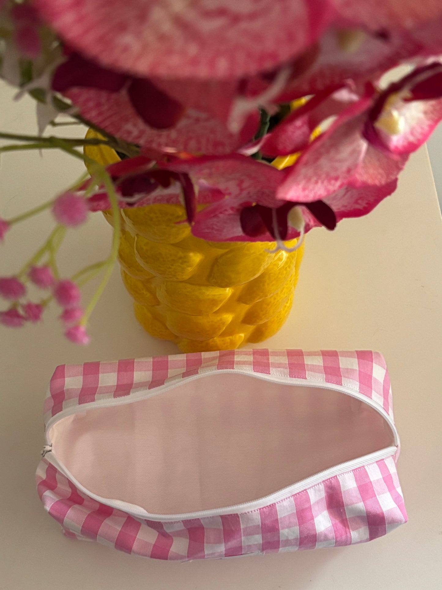 Trousse de toilette/ maquillage vichy rose