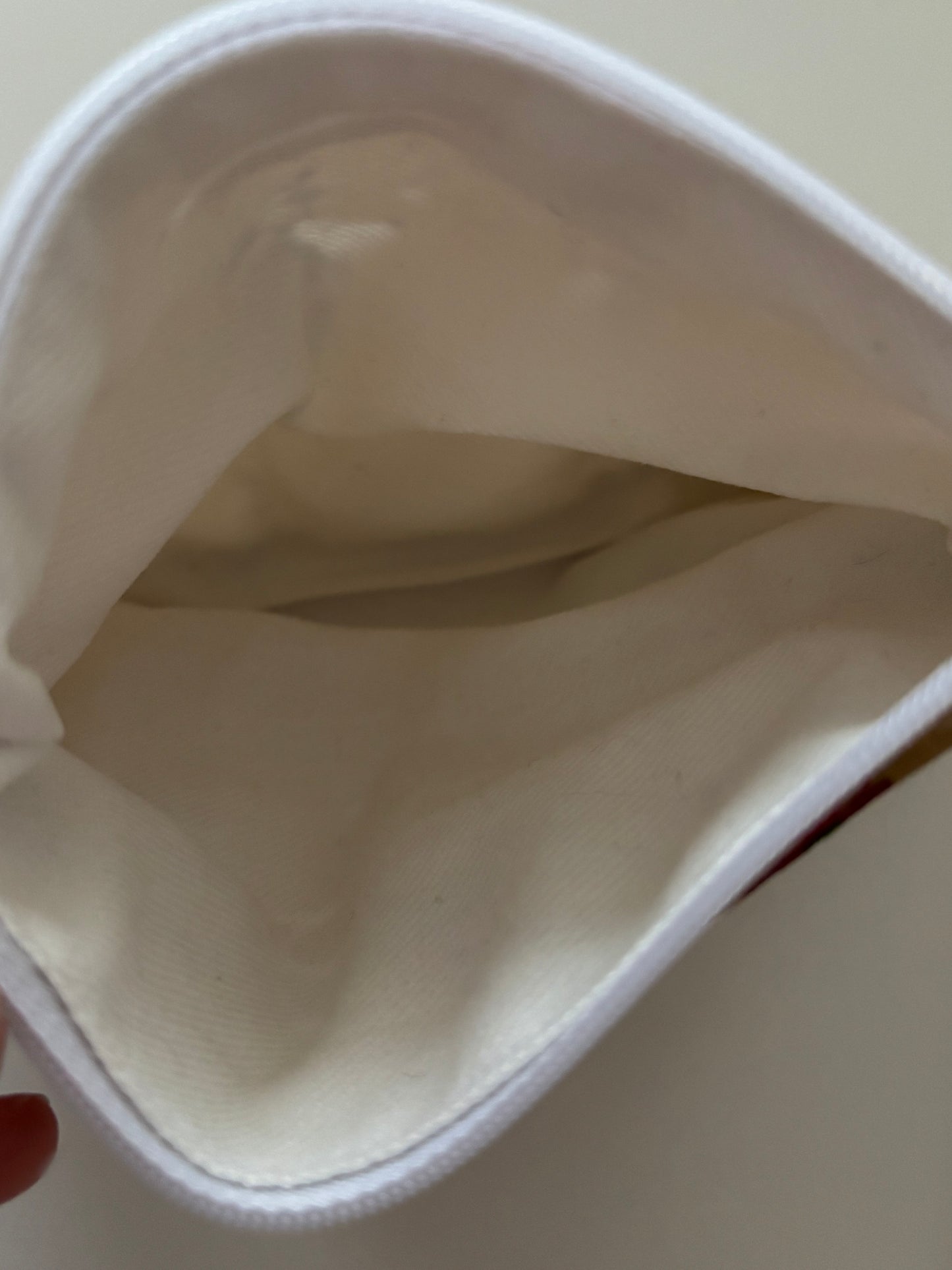 pochette à zip chien noel