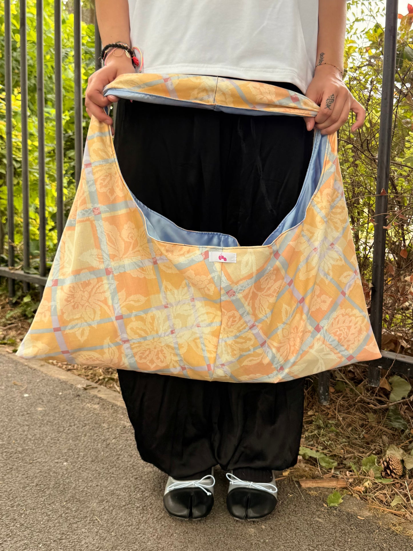 Sac dannie orange/bleu