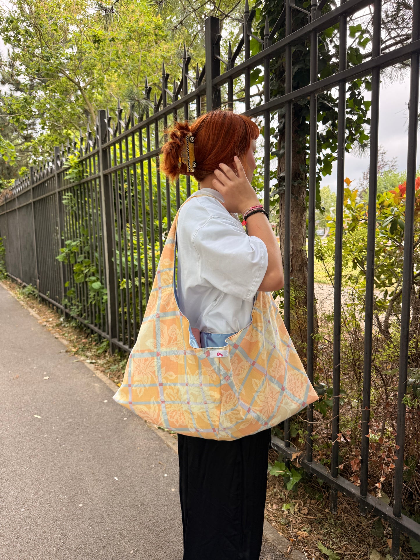 Sac dannie orange/bleu