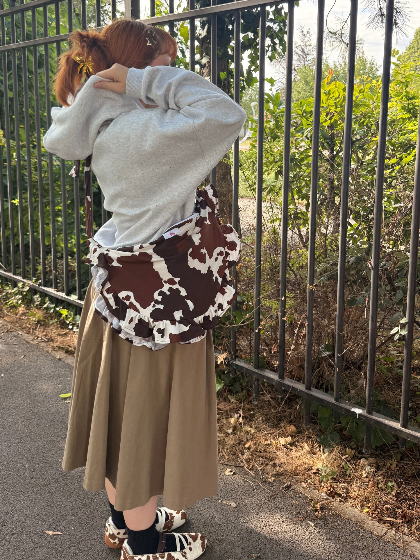 Sac bandoulière vache