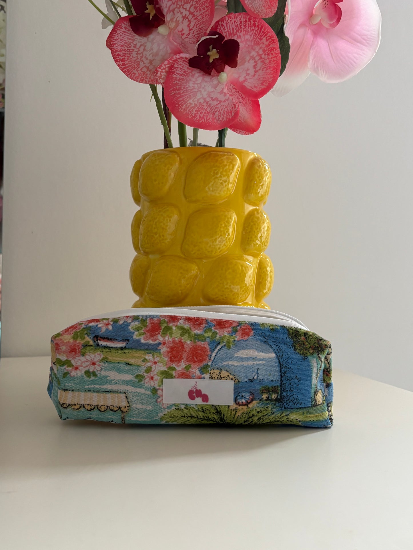 trousse à crayon paysage