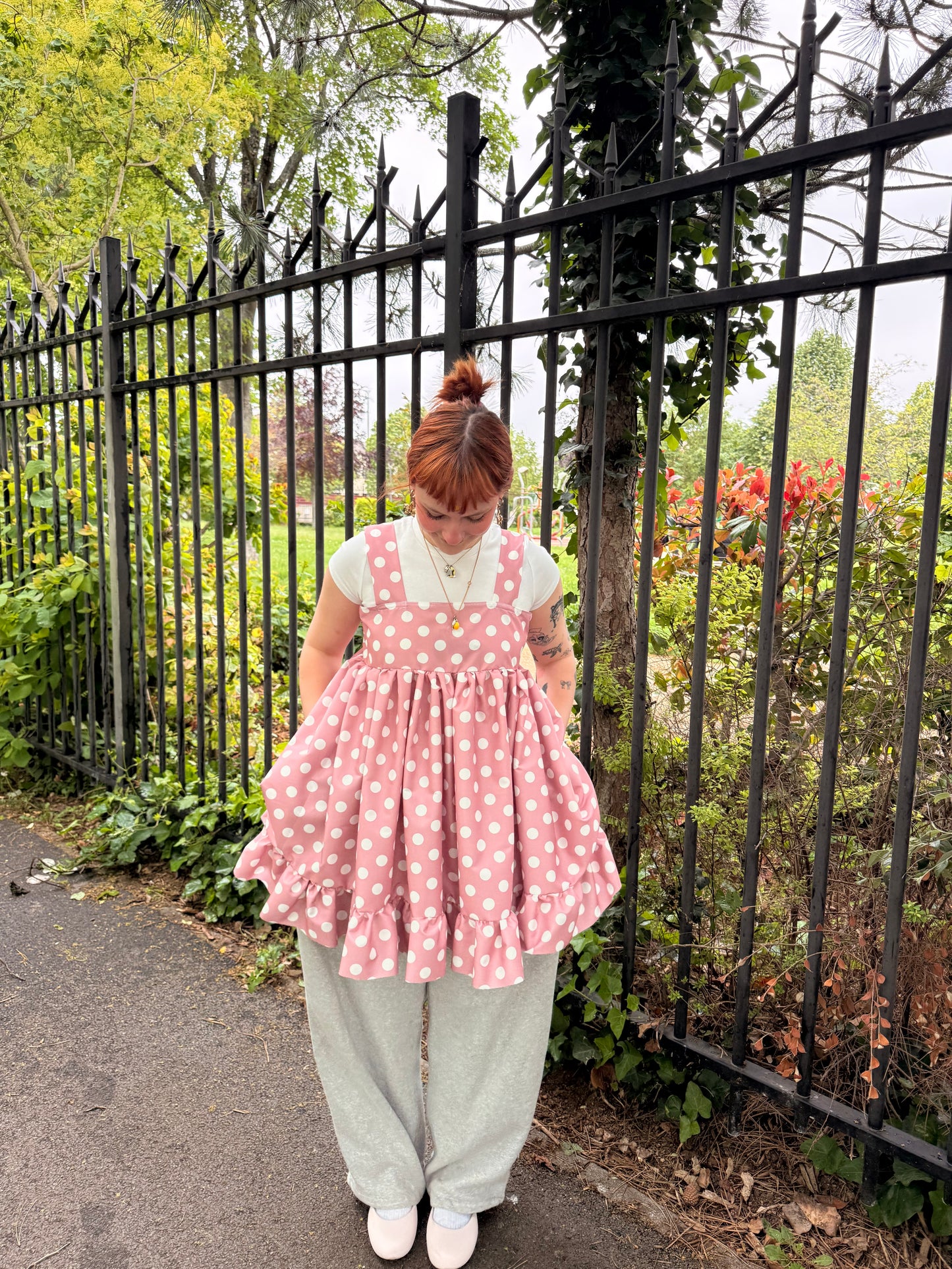 Robe courte rosa