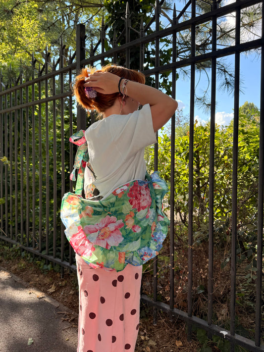 Sac bandoulière fleurie