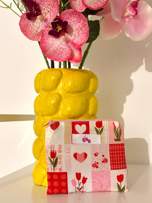 pochette à zip mosaïque