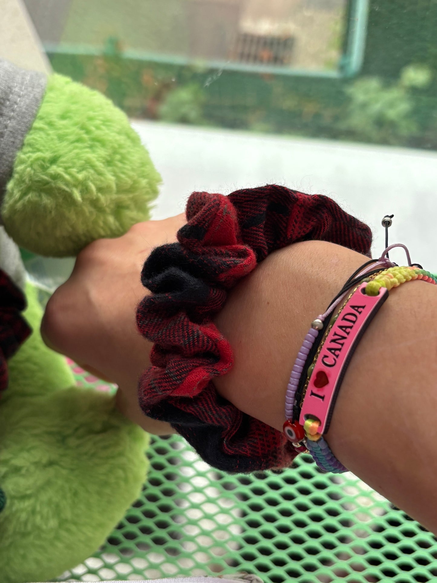 mini chouchou noël rouge