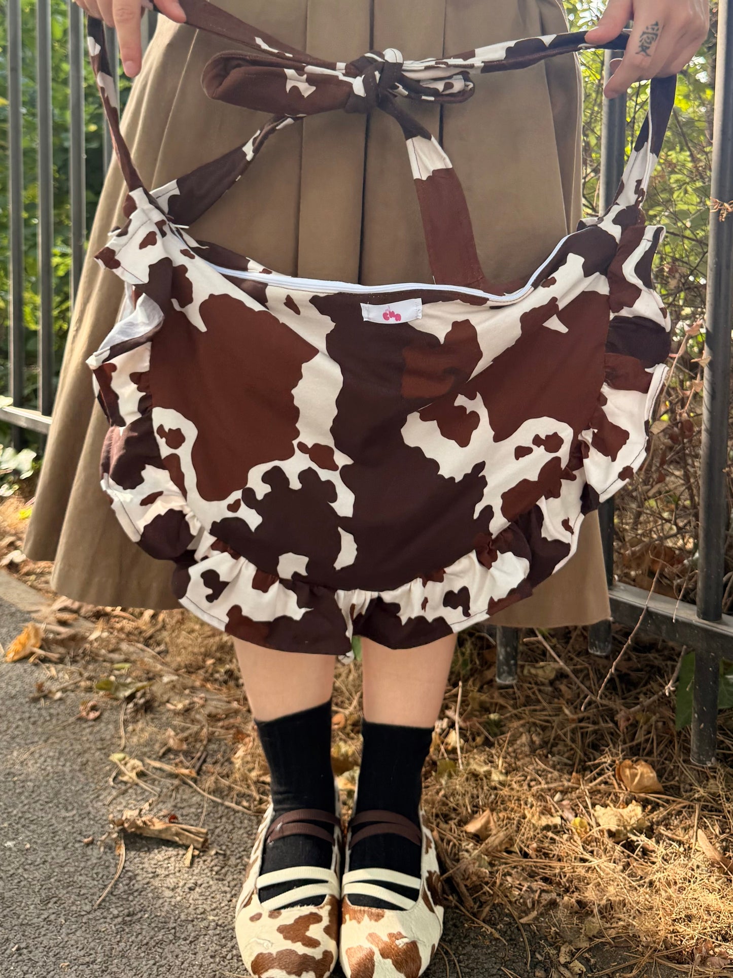 Sac bandoulière vache
