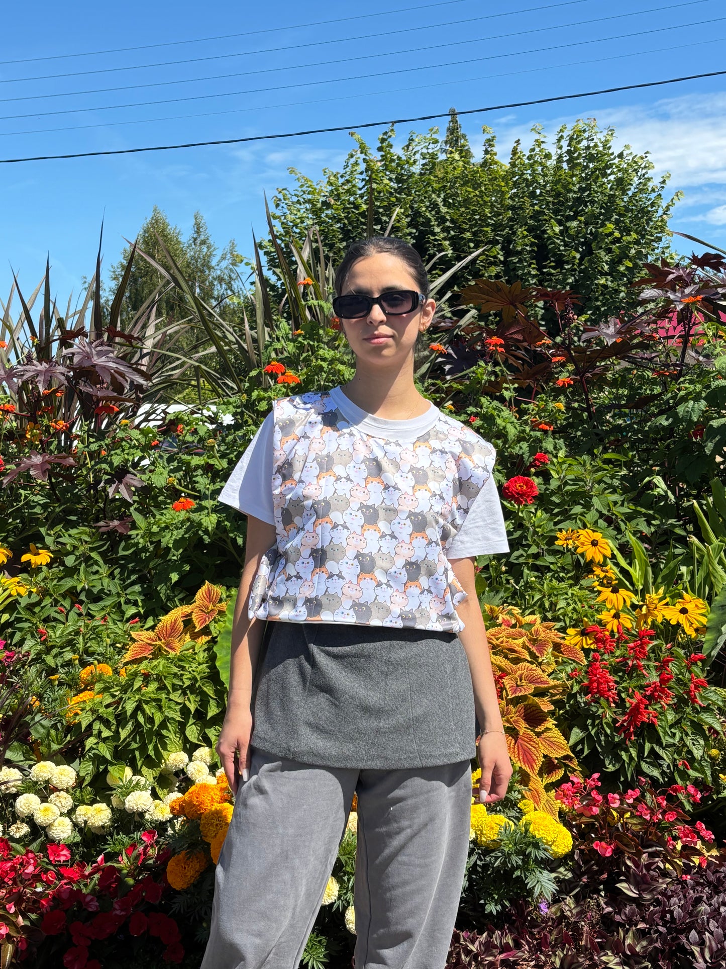 Haut réversible chat