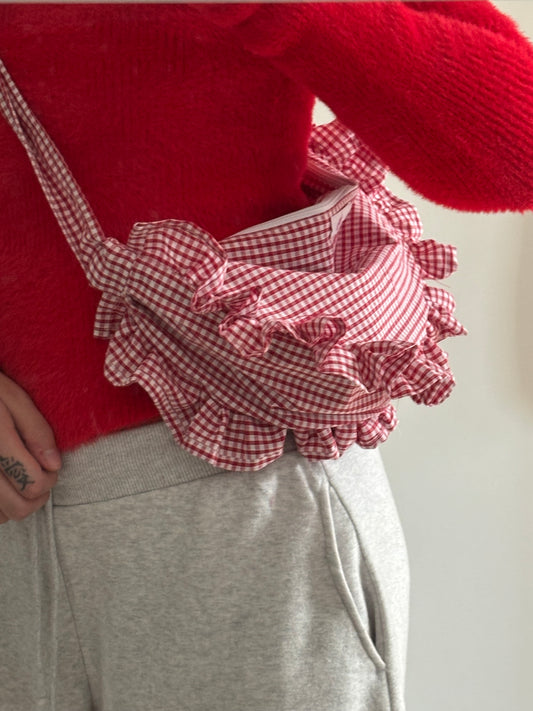 sac vichy rouge