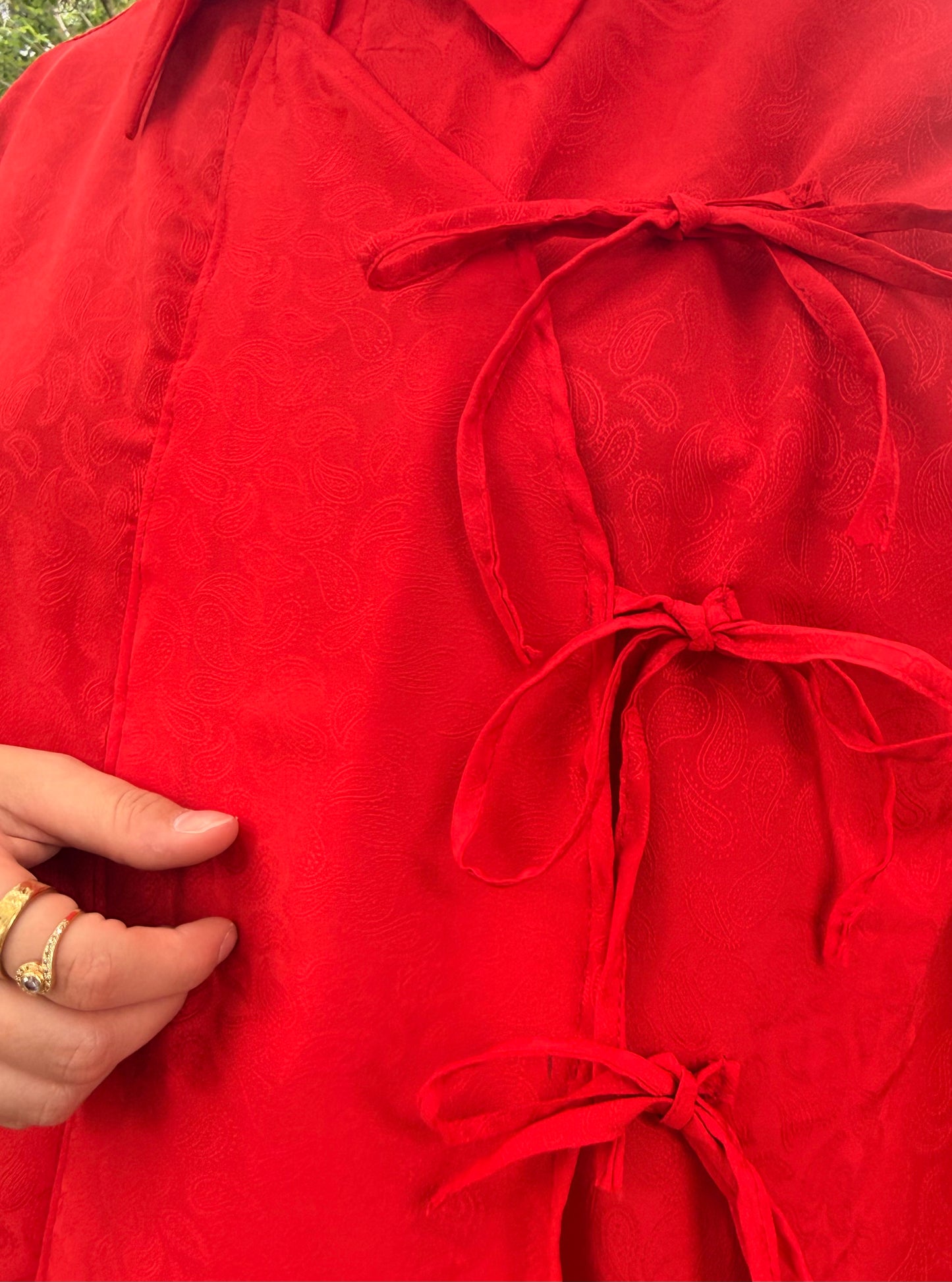 chemise noé rouge
