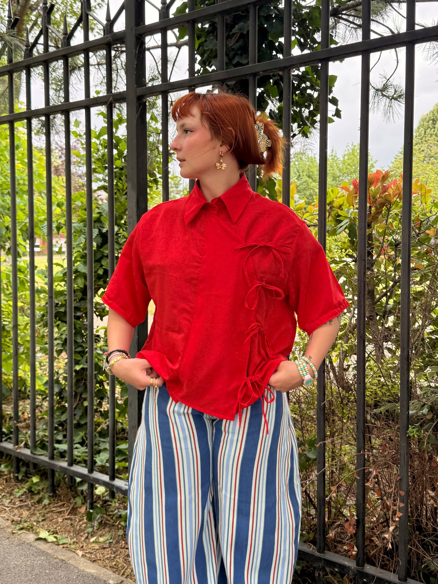 chemise noé rouge