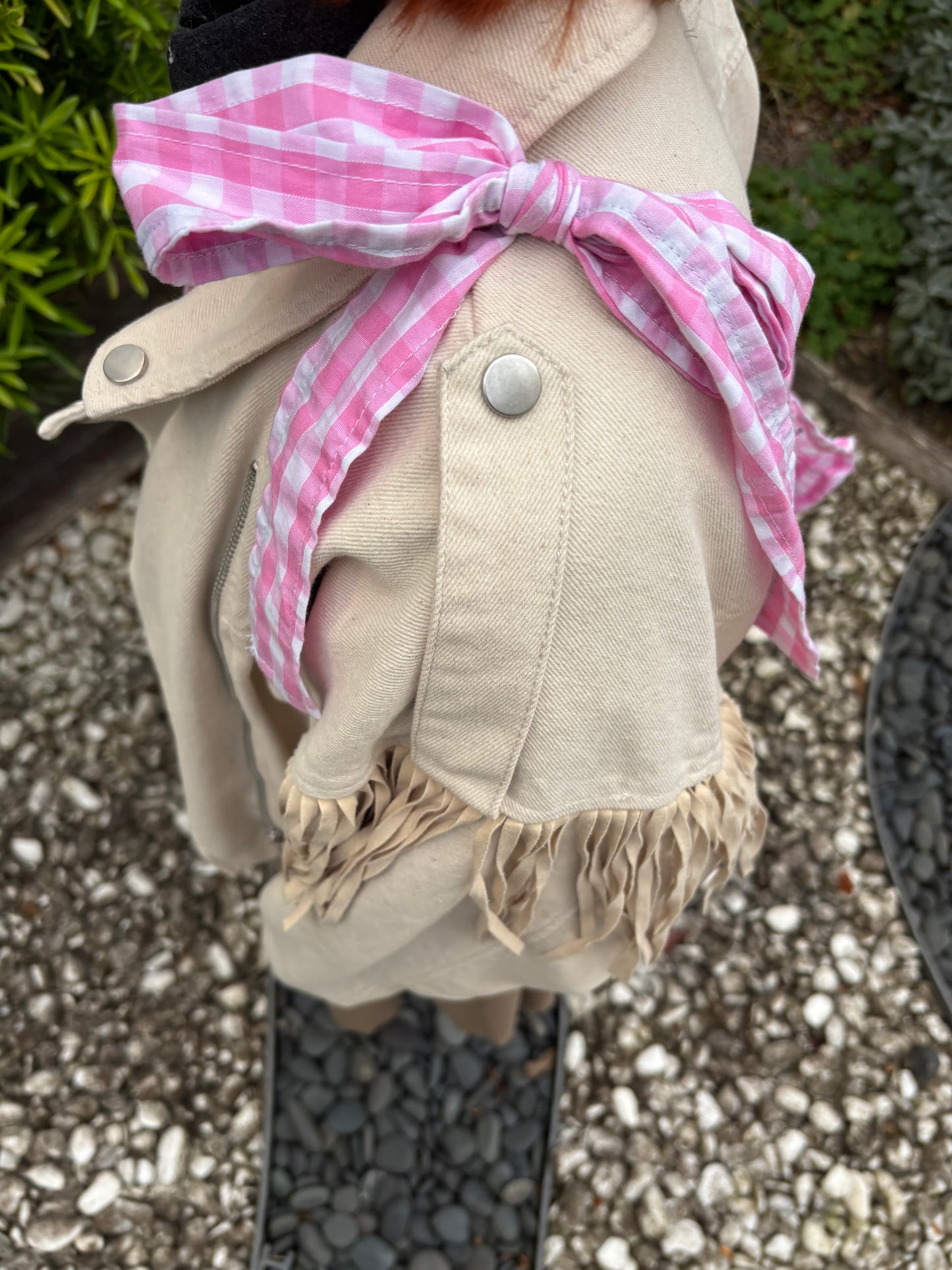 Sac bandoulière L vichy rose